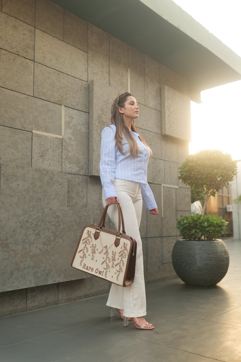 Whispering Vines Customized Embroidery Tote Bag