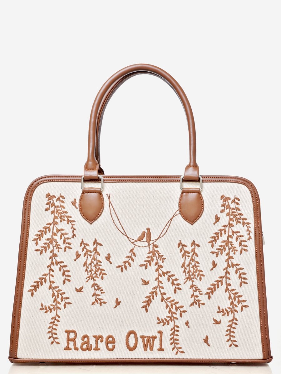 Whispering Vines Customized Embroidery Tote Bag