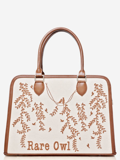 Whispering Vines Customized Embroidery Tote Bag