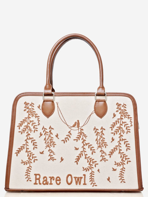 Whispering Vines Customized Embroidery Tote Bag